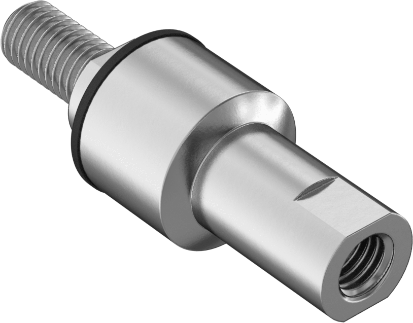 Doğrusal Bilyeli Mafsal Bağlantısı, M10 x 1,5 mm Sağ İç Diş, Çinko Kaplamalı Karbon Çelik