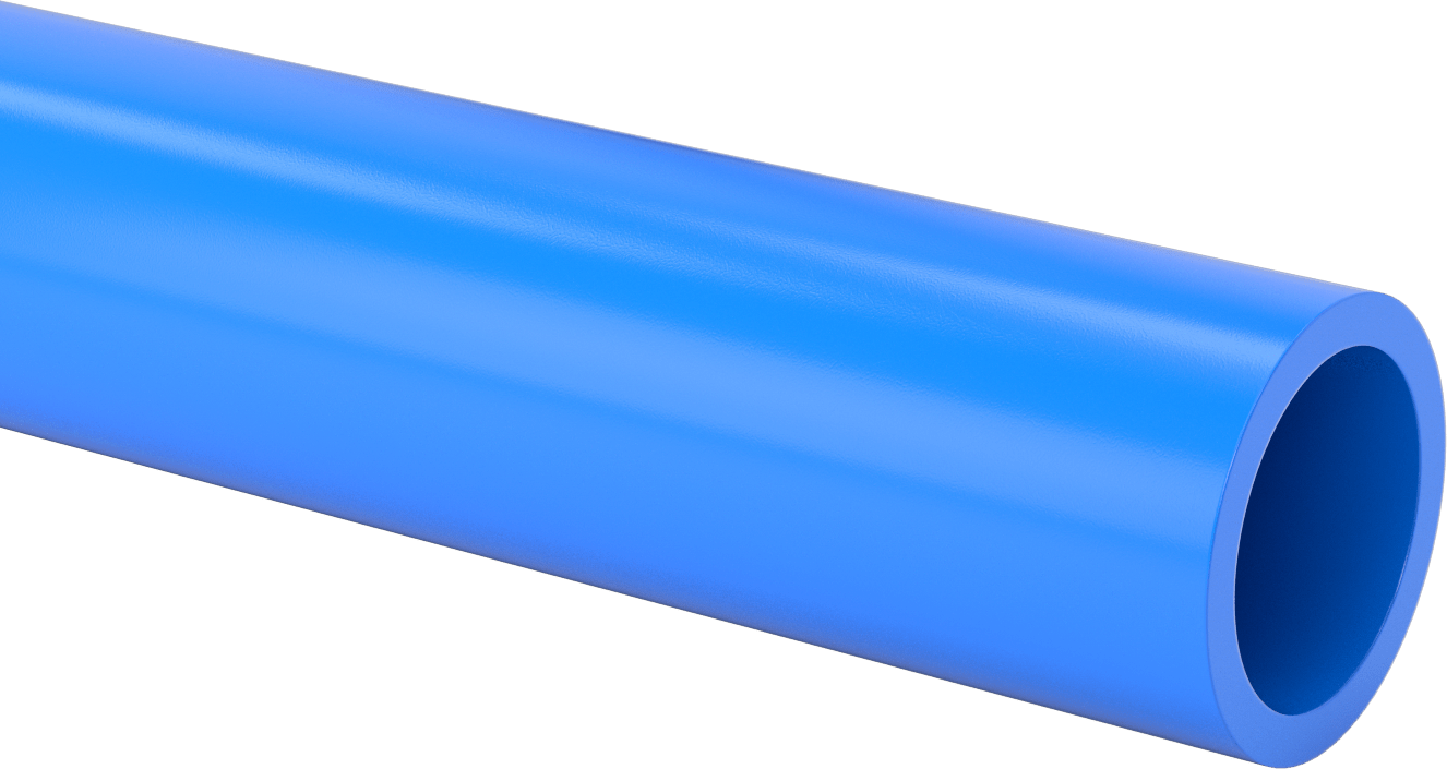 Isıya Dayanıklı, Aşınmaya Dirençli Döküm Naylon Boru, Kolay İşlenebilir, 1/2" Duvar Kalınlığı, 4-1/2" OD, 2 Ayak Uzunluk