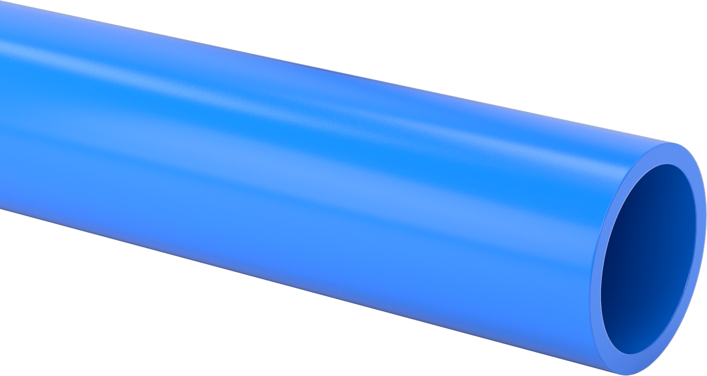 Isıya Dayanıklı, Aşınmaya Dirençli Döküm Naylon Boru, Kolay İşlenebilir, 1/2" Duvar Kalınlığı, 5-1/2" OD, 2 Ayak Uzunluk