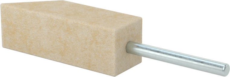Pistonlu Parlatıcılar için Parlatma Bobi, Orta, 1/2" Baş Genişliği