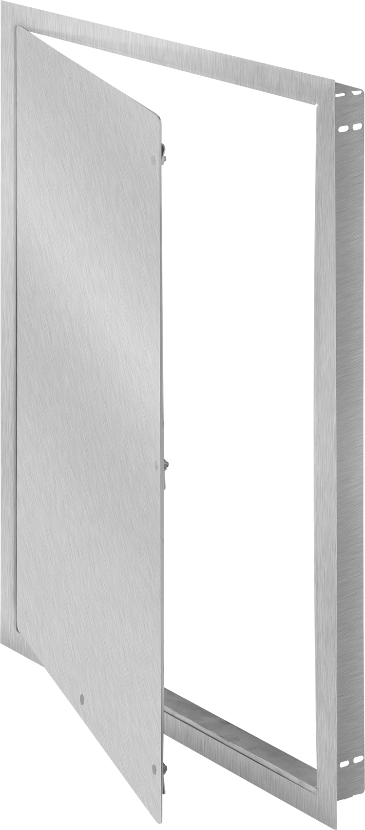 304 Paslanmaz Çelik Gömme Montajlı Erişim Paneli, 30-3/8“ Yükseklik x 22-3/8” Genişlik x 2" Derinlikte Kesik için