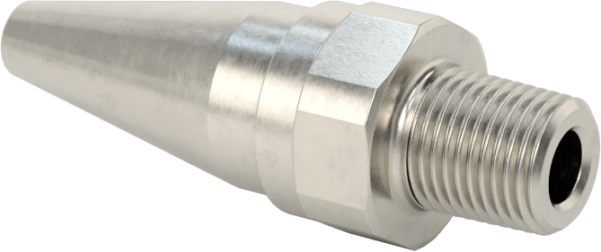 304 Ayarlanabilir Akışlı Hava Nozulu, 1/8 NPT Erkek Giriş