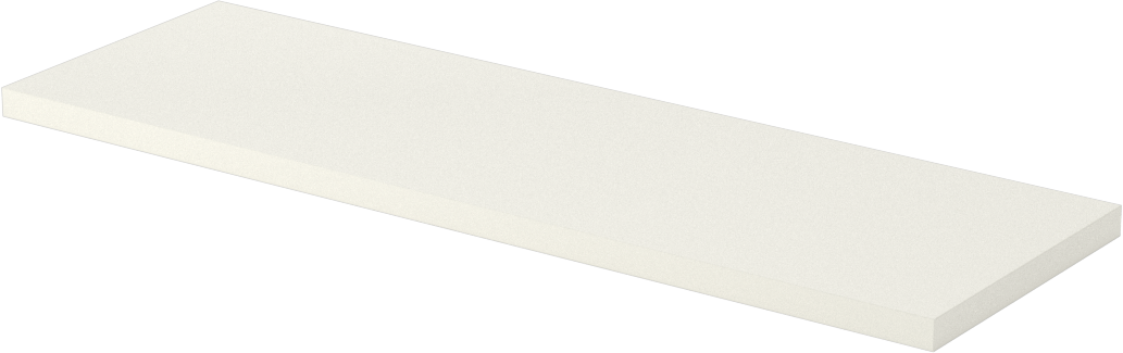 Gözeneksiz Seramik Alümina Levha, 0,177 inç Kalınlık, 3" x 6-1/4"