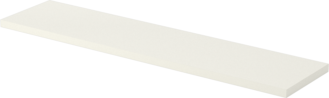 Gözeneksiz Seramik Alümina Levha, 0,197" Kalınlık, 4" x 8-1/2"