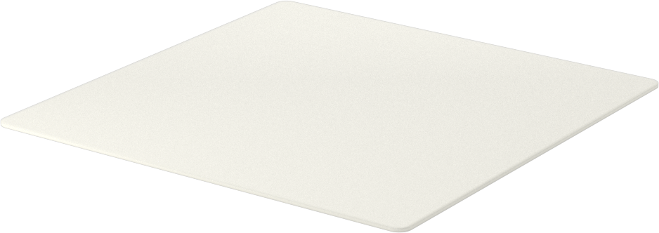 Gözeneksiz Seramik Alümina Levha, 0,035" Kalınlık, 4-1/2" x 4-1/2"