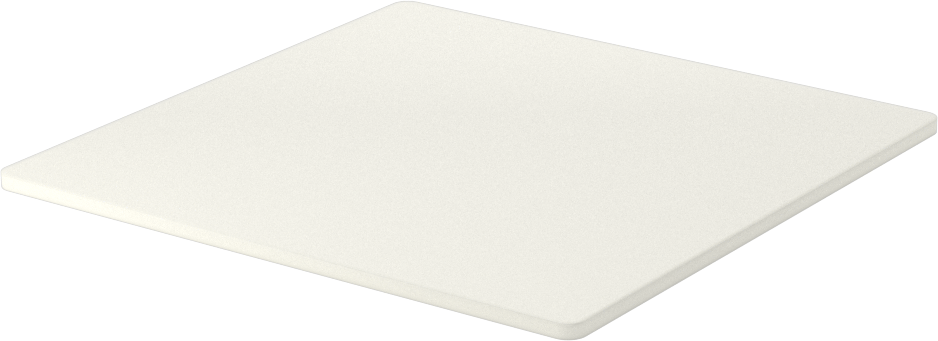 Gözeneksiz Seramik Alümina Levha, 0,100 inç Kalınlık, 4-1/2" x 4-1/2"