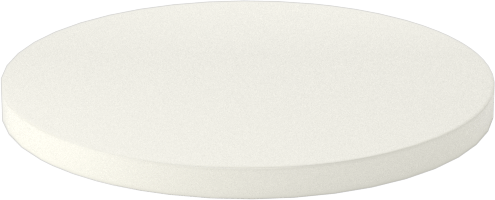Gözeneksiz Seramik Alümina Disk, 1" Çap, 1/16" Uzunluk