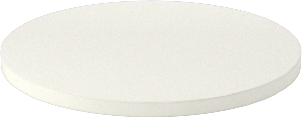 Gözeneksiz Seramik Alümina Disk, 2-1/2" Çap, 1/8" Uzunluk