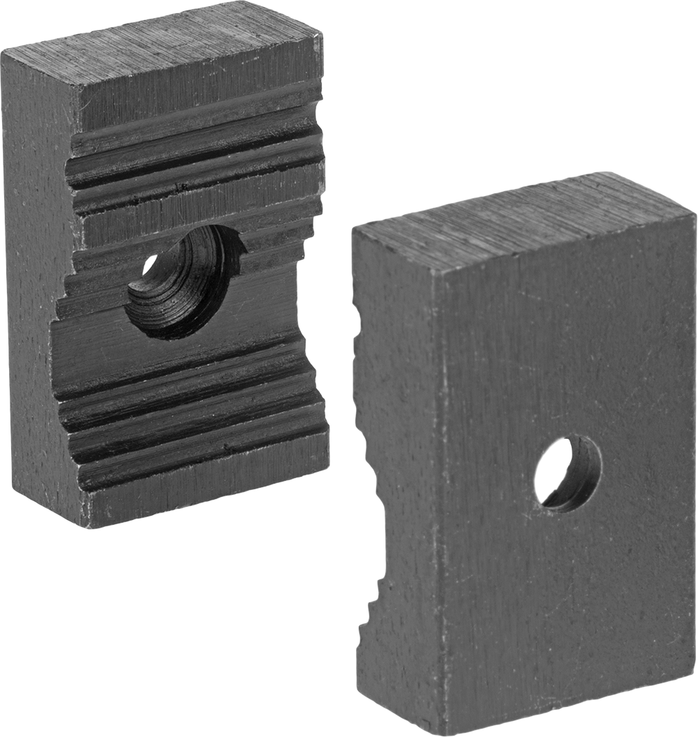 Tezgah Mengene için Wilton Çeneleri, V Şeklinde, 9/16“ Genişlik x 1-3/4” Yükseklik x 1-1/8" Kalınlık