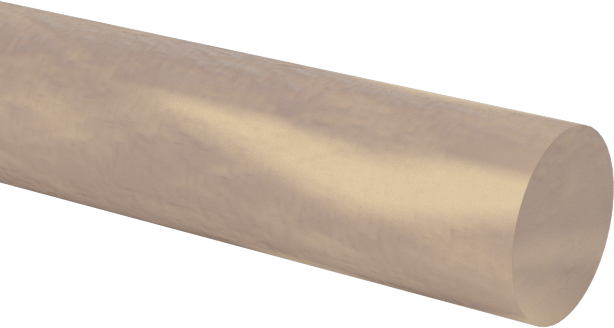 Kolay İşlenebilir Garolite LE Çubuk, 1/16" Çap, 4 Fit Uzunluk, Kahverengi