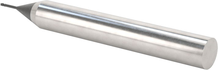 Minyatür Karbür Yuvarlak Kenarlı Kare Uçlu Freze, 4 Kanallı, 0,6 mm Freze Çapı, 6 mm Şaft Çapı, 4,2 mm Uzun Boyun