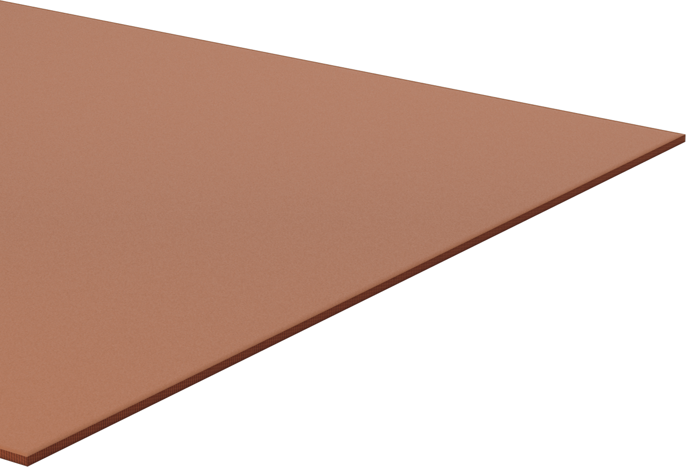 Kolay İşlenebilir Garolite LE Levha, 24“ Genişlik x 24” Uzunluk, 3/16" Kalınlık