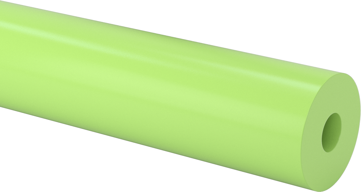 Yağ Dolgulu Döküm Naylon Boru, 3" OD, 1" ID