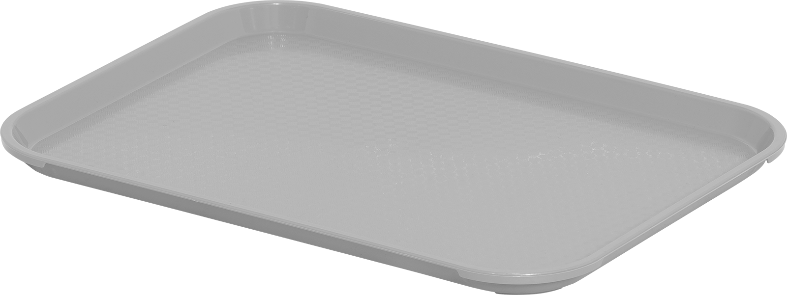 Yiyecek ve İçecek Plastik Tepsiler, 17-3/4" Uzunluk, 13-7/8" Genişlik, 1/2" Yükseklik