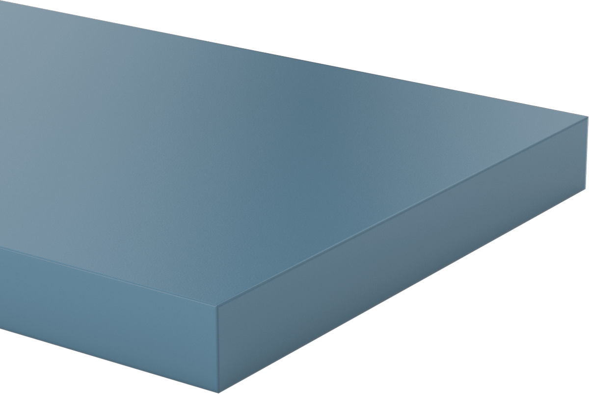 Cam Dolgulu Kaygan UHMW Polietilen, Aşınmaya Dayanıklı, 12" x 36" x 1-1/2"