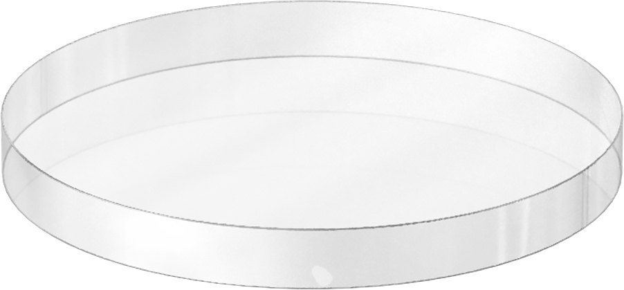 Borosilikat Cam Disk, 1-1/4" Çap