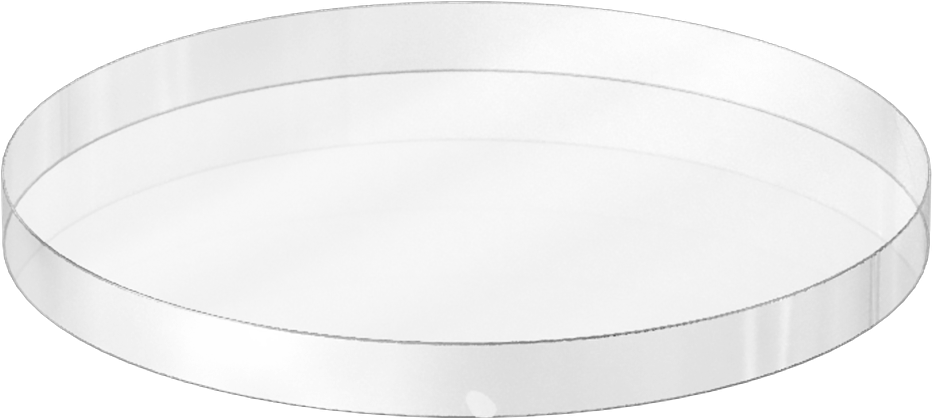 Borosilikat Cam Disk, 1-1/2" Çap