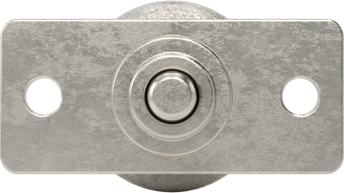 Plaka Montajlı Geri Çekilebilir Yaylı Piston, Twist-to-Lock, 0,2 inç Çaplı Paslanmaz Çelik Burun, Paslanmaz Çelik Tutamak, 1.57" Uzunluk