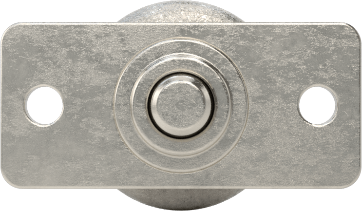 Plaka Montajlı Geri Çekilebilir Yaylı Piston, Twist-to-Lock, 0,31" Çapında Paslanmaz Çelik Burun, Paslanmaz Çelik Tutamak, 1,87" Uzunluk