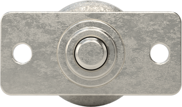 Plaka Montajlı Geri Çekilebilir Yaylı Piston, Twist-to-Lock, 0,31" Çapında Paslanmaz Çelik Burun, Paslanmaz Çelik Tutamak, 2,27 inç uzunluk