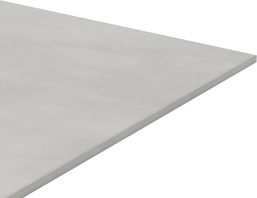 Alümina Silikat Seramik, 9-1/2“ x 9 1/2” Levha, Düşük Isıl Genleşme, 1/8" Kalınlık