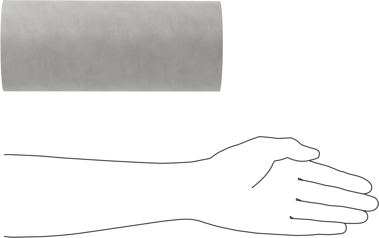 Alümina Silikat Seramik, 4" Çaplı Çubuk, Düşük Isıl Genleşme, 9-1/2" Uzunluk