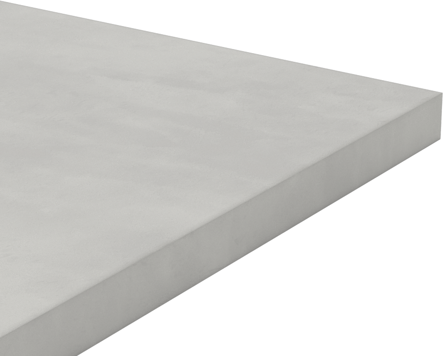 Alümina Silikat Seramik, 9-1/2“ x 9-1/2” Levha, Düşük Isıl Genleşme, 1/2" Kalınlık