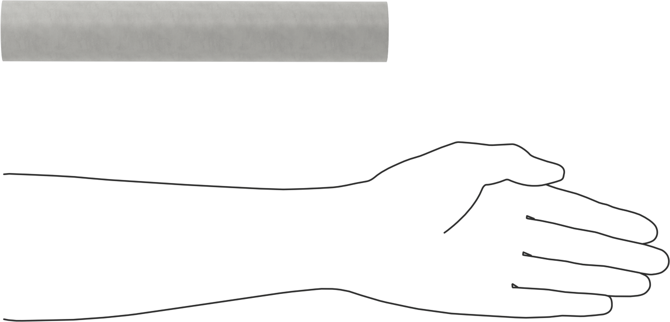Alümina Silikat Seramik, 1-1/2" Çaplı Çubuk, Düşük Isıl Genleşme, 9-1/2" Uzunluk