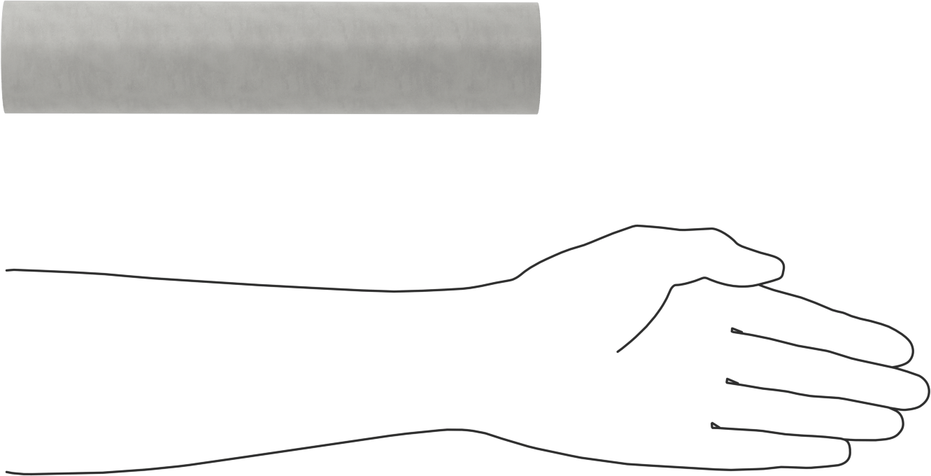 Alümina Silikat Seramik, 2" Çaplı Çubuk, Düşük Isıl Genleşme, 9-1/2" Uzunluk
