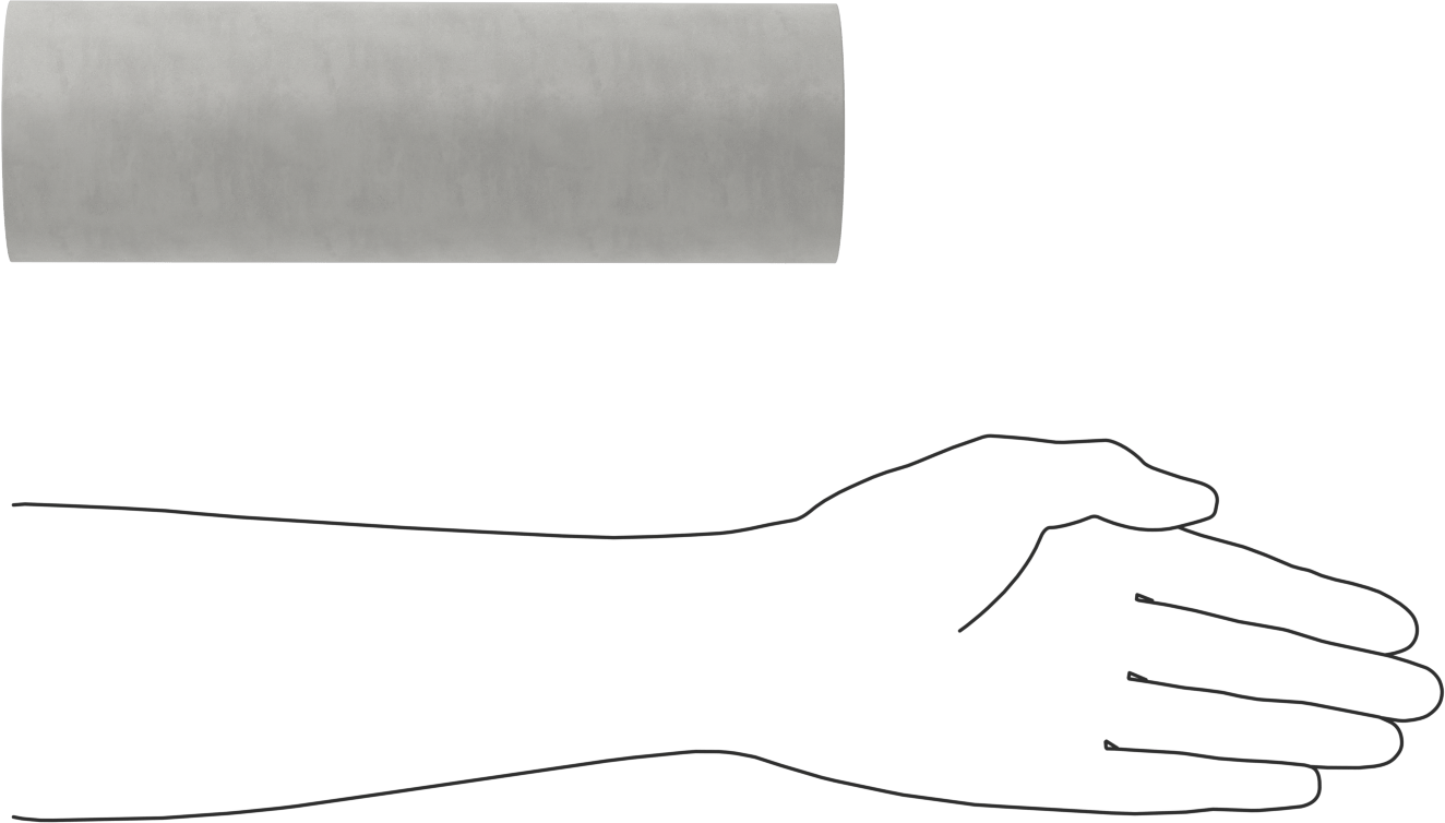 Alümina Silikat Seramik, 3" Çaplı Çubuk, Düşük Isıl Genleşme, 9-1/2" Uzunluk