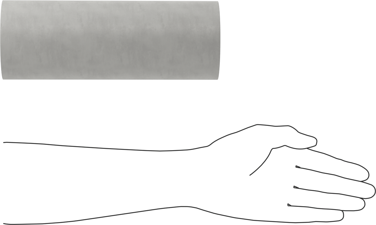Alümina Silikat Seramik, 3-1/2" Çaplı Çubuk, Düşük Isıl Genleşme, 9-1/2" Uzunluk