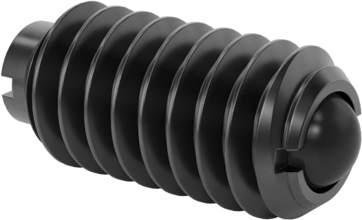 Naylon Küresel Burunlu Çelik Oluklu Yaylı Piston, 8-32 Diş, 0,5-1,3 lb. Burun Kuvveti