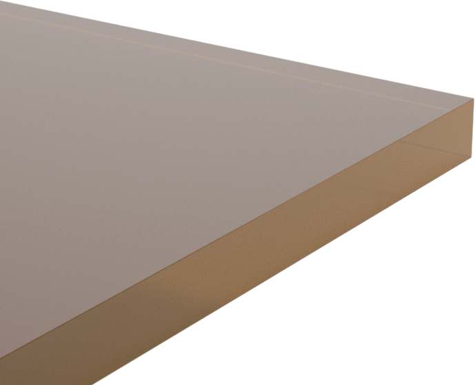 Şeffaf Ekstra Yüksek Sıcaklık Cam Seramik, 0,188" Kalınlık, 3" x 3"