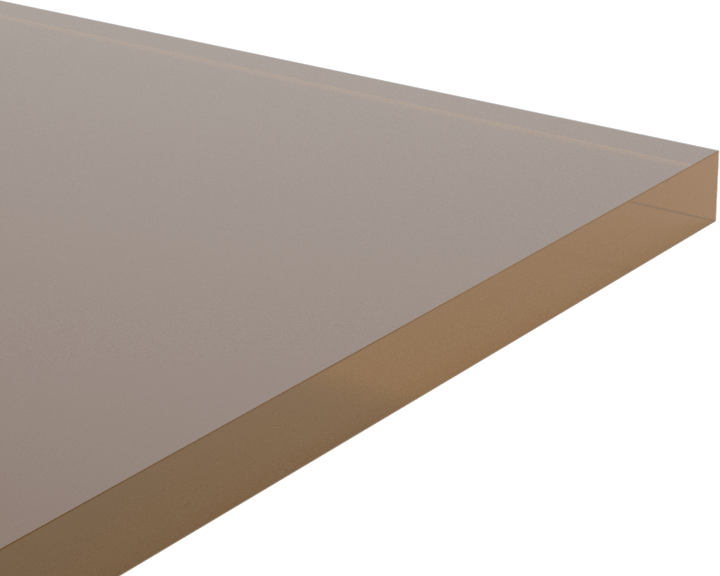 Şeffaf Ekstra Yüksek Sıcaklık Cam Seramik, 0,197" Kalınlık, 4" x 4"