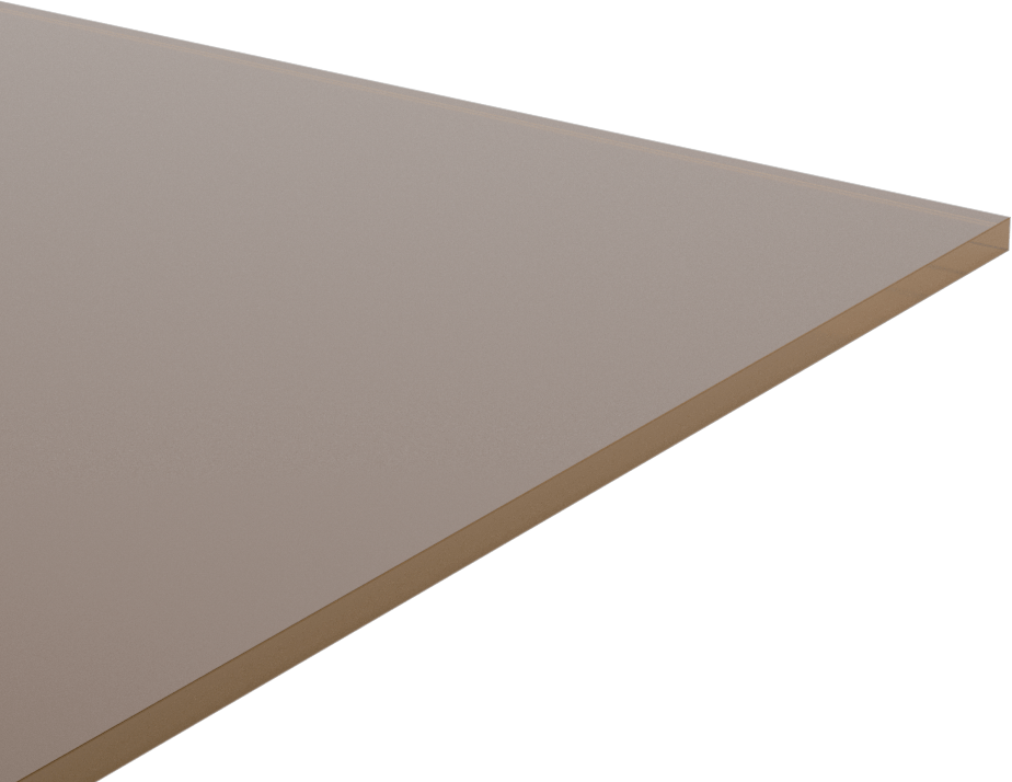 Şeffaf Ekstra Yüksek Sıcaklık Cam Seramik, 0,197" Kalınlık, 12" x 12"