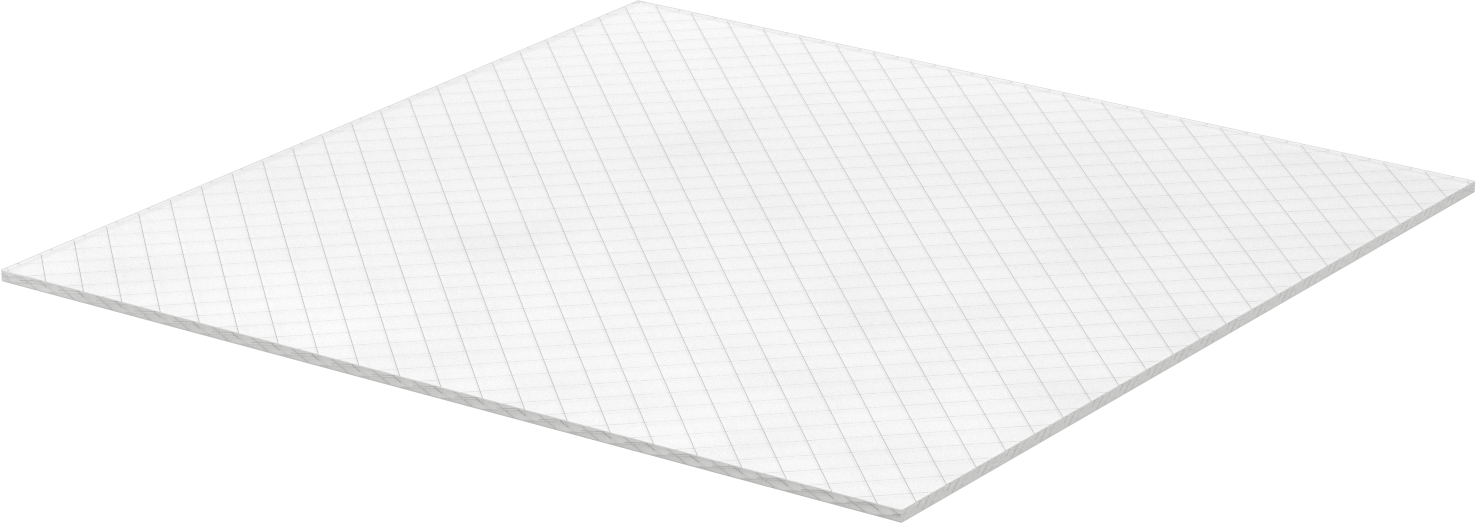 Tel Takviyeli Cam, 1/4" Kalınlık, 23" x 23"