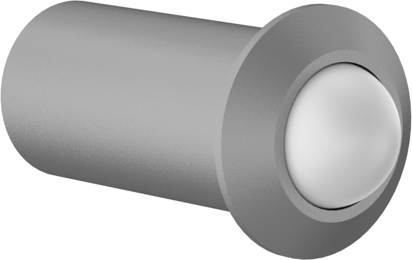 Presle Takılan Top Burunlu Yaylı Piston, Asetal Burun, 0,157" Çaplı Çelik Gövde, 1,5 lbs. Uzatılmış