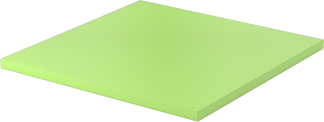 Yağ Dolu Dökme Nylon Levha, 6" x 6" x 1/4"