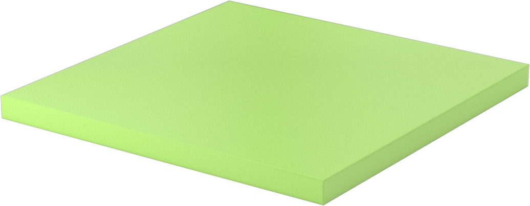 Yağ Dolu Dökme Nylon Levha, 6" x 6" x 3/8"