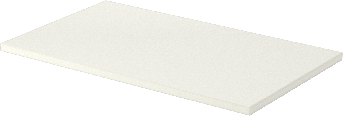 Kolay İşlenebilir Alümina-Bisque Seramik, 5-3/4“ x 9-3/4” Levha, 1/4" Kalınlık