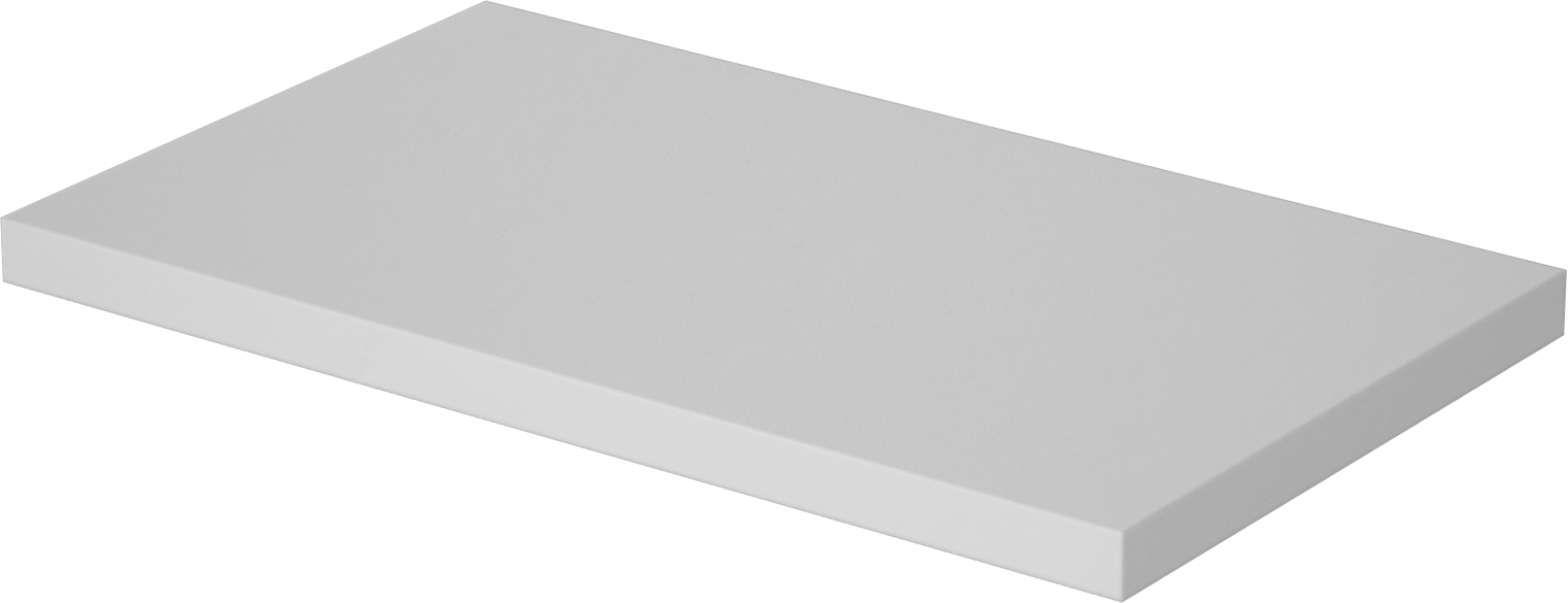 Kolay İşlenebilir Alümina-Bisque Seramik, 5-3/4“ x 9-3/4” Levha, 1/2" Kalınlık