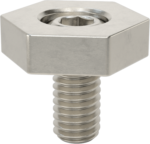 Fikstür Kelepçesi, 15,86 mm Genişlik x 4,75 mm Yükseklik Paslanmaz Çelik Başlık