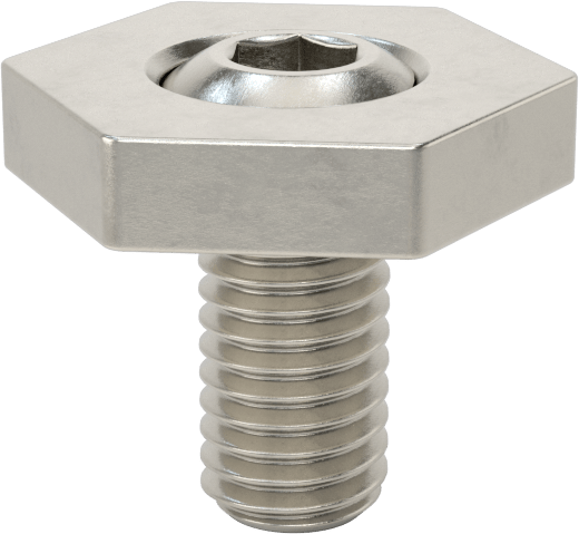Fikstür Kelepçesi, 20,61 mm Genişlik x 4,55 mm Yükseklik Paslanmaz Çelik Başlık