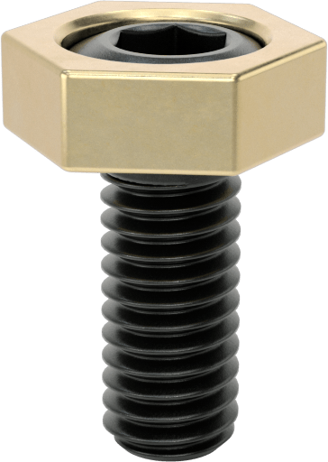 Fikstür Kelepçesi, 7,93 mm Genişlik x 2,8 mm Yükseklik Pirinç Başlık