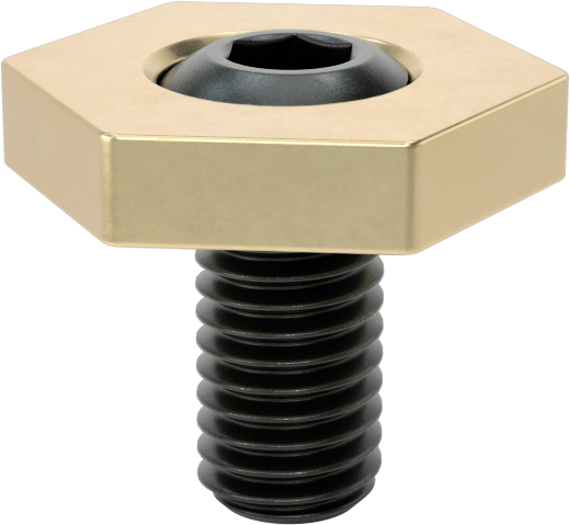 Fikstür Kelepçesi, 20,61 mm Genişlik x 4,55 mm Yükseklik Pirinç Başlık
