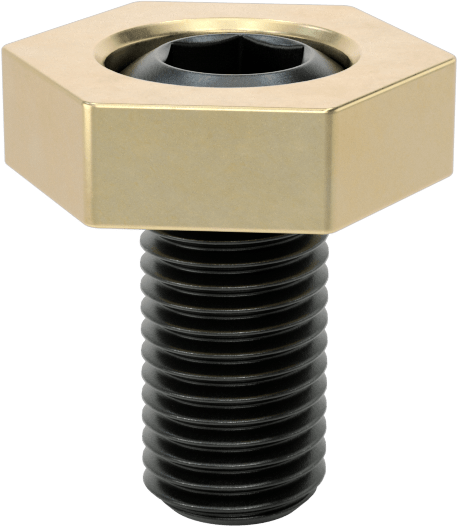 Fikstür Kelepçesi, 20,61 mm Genişlik x 6,35 mm Yükseklik Pirinç Başlık