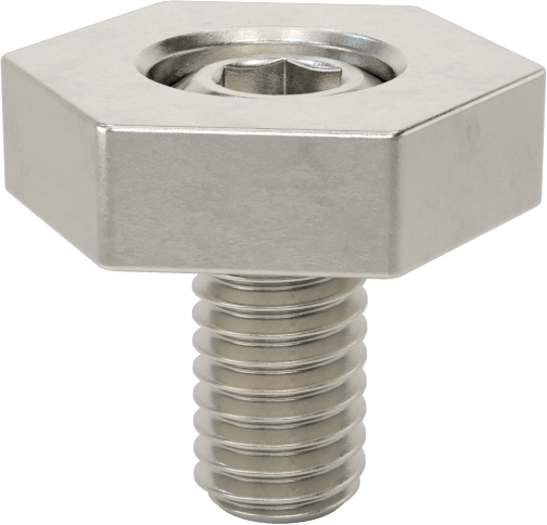 Fikstür Kelepçesi, 15,86 mm Genişlik x 4,75 mm Yükseklik Paslanmaz Çelik Başlık