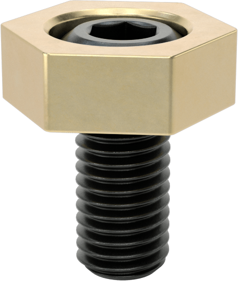 Fikstür Kelepçesi, 25,38 mm Genişlik x 9,52 mm Yükseklik Pirinç Başlık