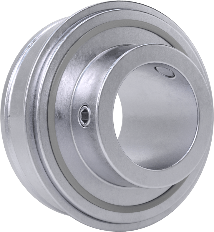 Gıda ve İçecek için Hızlı Montajlı Bilyalı Rulman, 1-1/2“ Mil Çapı ve 3,15” Gövde İç Çapı için