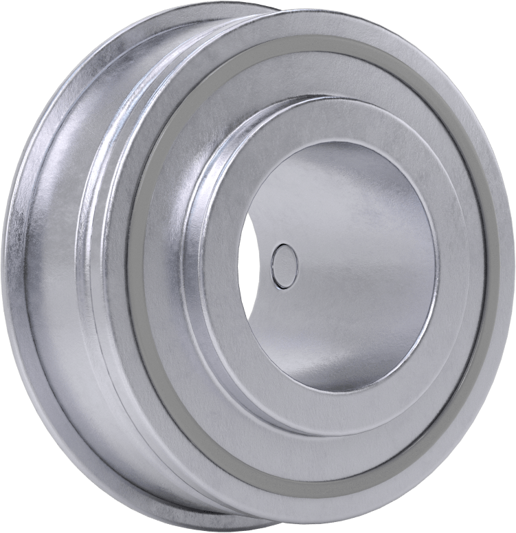 Gıda ve İçecek için Hızlı Montajlı Bilyalı Rulman, 1-1/2“ Mil Çapı ve 3,15” Gövde İç Çapı için